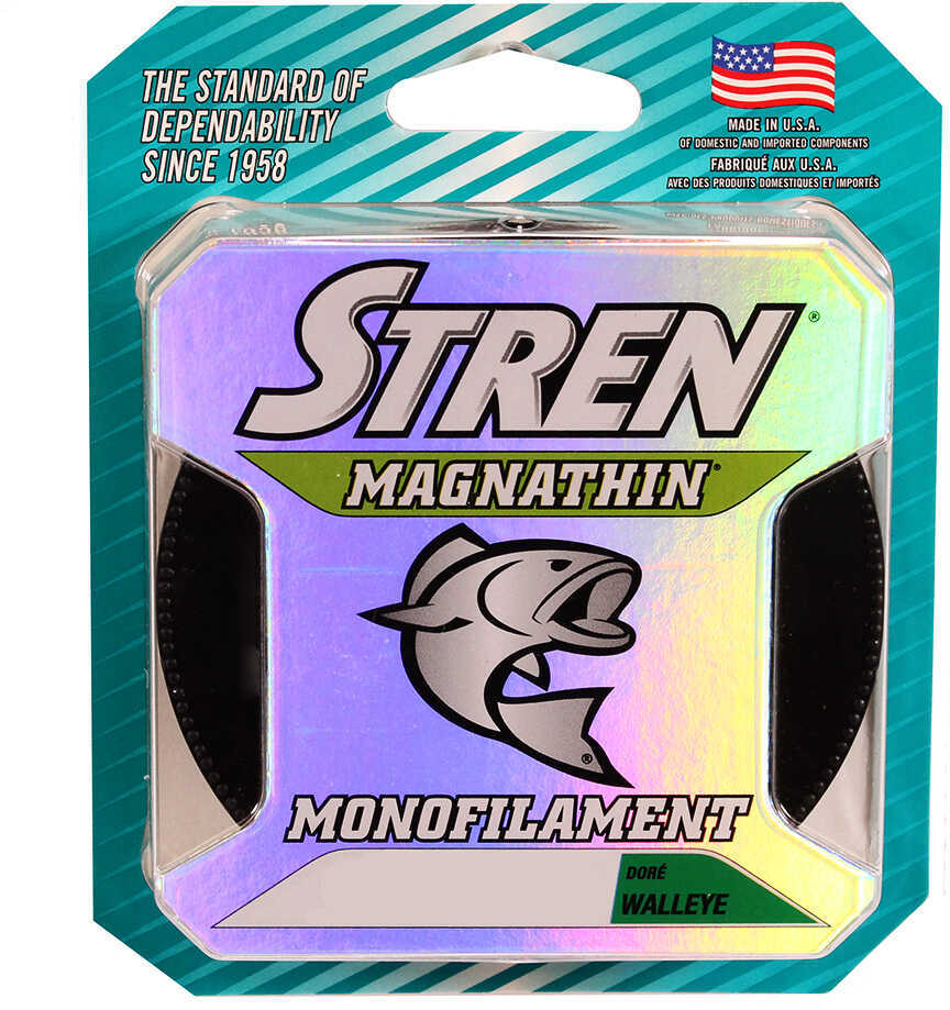 Stren MagnaThin Monofilament Line 330 Yards, 12 lbs Tested, 0.012  Diameter, Walleye - 11315047