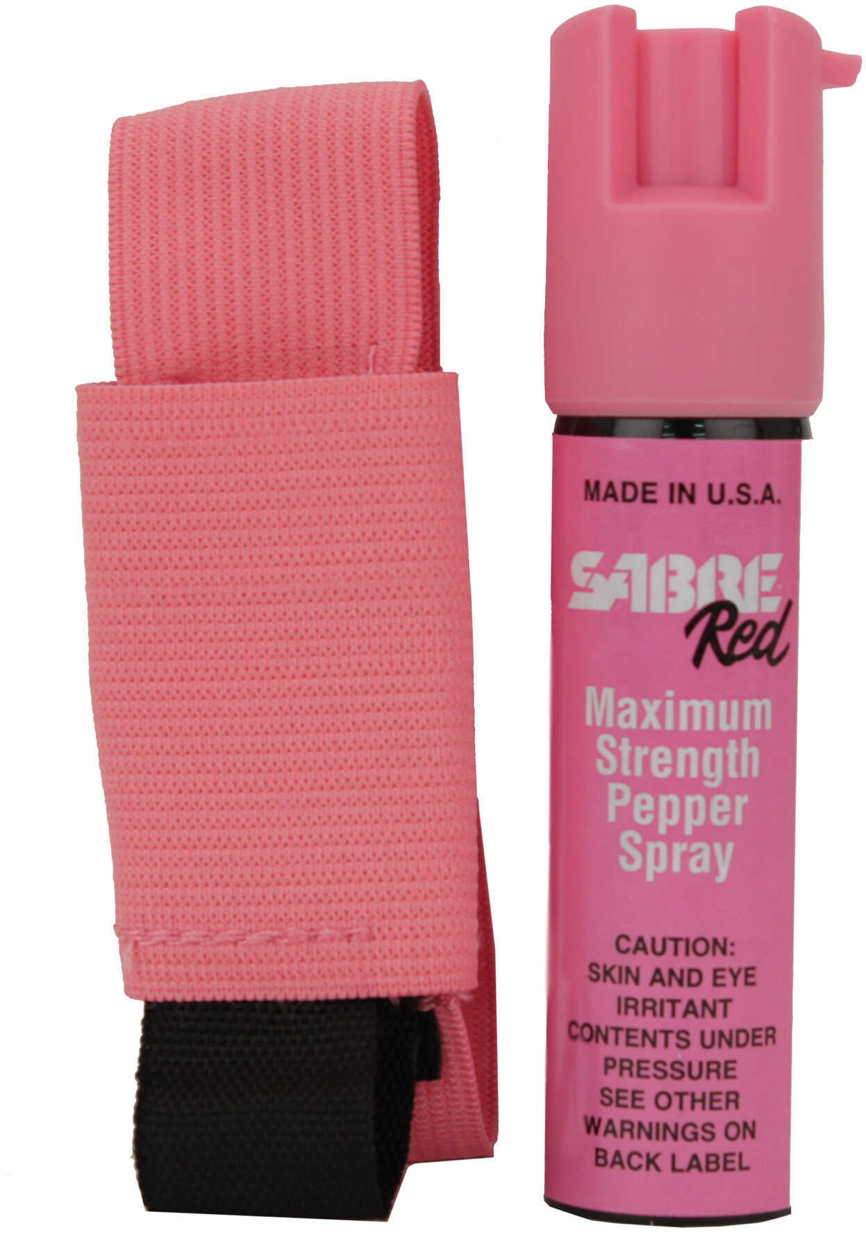 Sabre Jogger Pepper Spray .75oz Red & UV Dye Pink Finish P-22J-PK-US