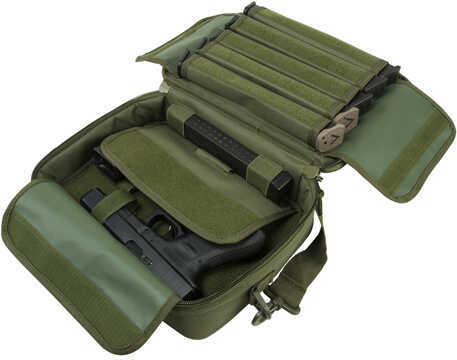 NcStar Double Pistol Range Bag Green Md: CPDX2971G