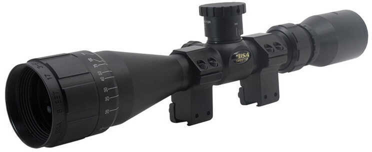 BSA Sweet .17 AO Riflescope 3-12x40mm, 1" Maintube Diameter, 30/30 Reticle, Matte Black