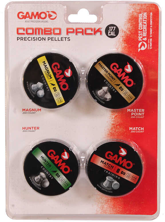 Gamo Assorted Precision Pellets .177 Caliber Package of 1000