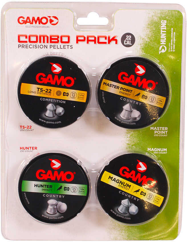 Gamo Assorted Precision Pellets .22 Caliber Package of 1000-img-1