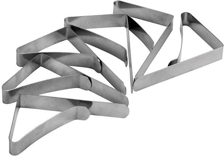 Coghlans Stainless Steel Tablecloth Clamps, Package of 6