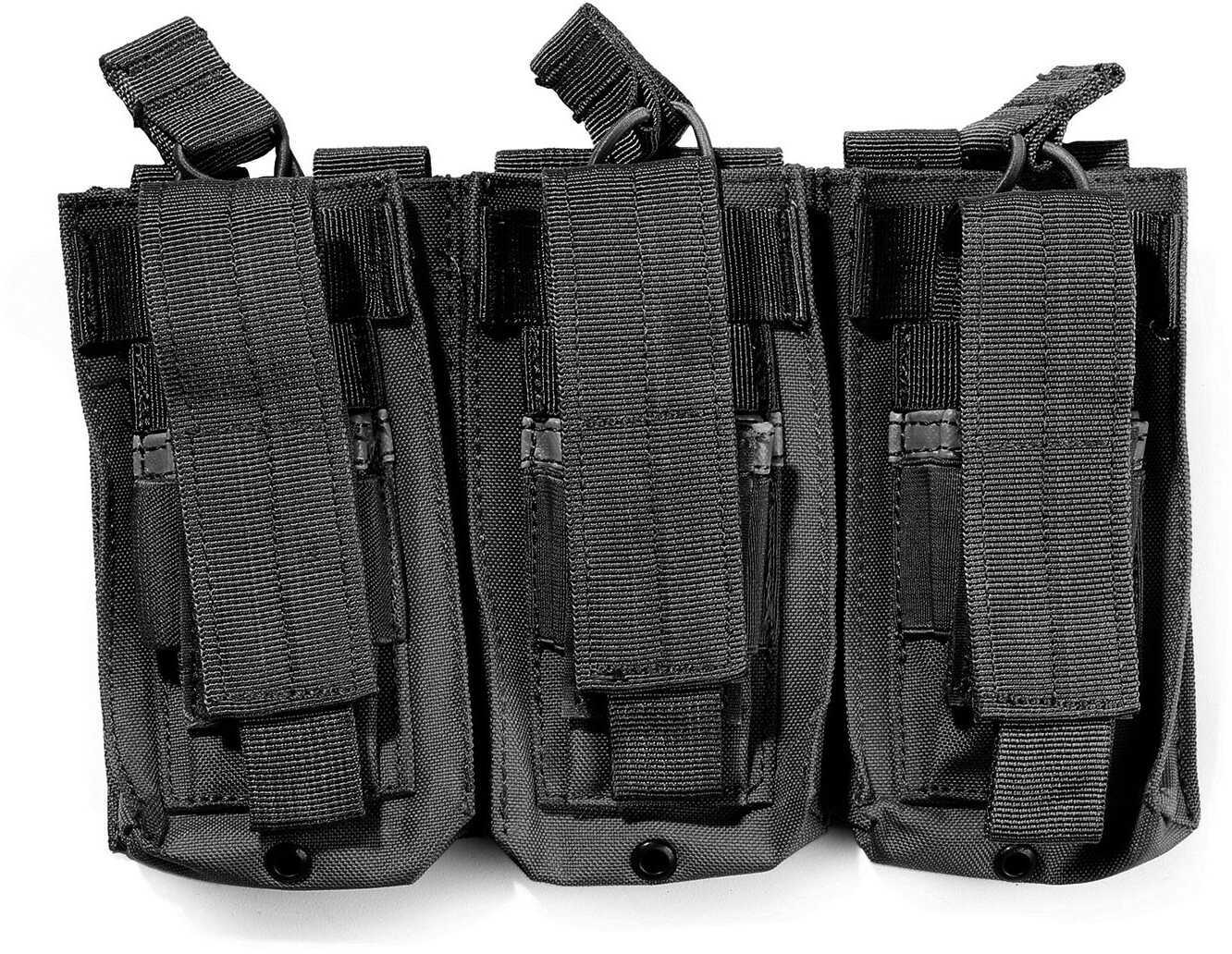 Bulldog BDT-62 TRI-Dbl MOLLE Mag Pouch Black