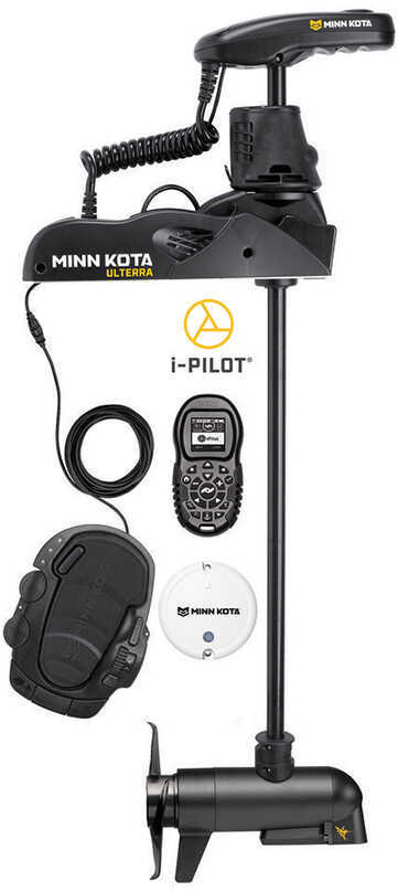 Minn Kota Ulterra 112 Trolling Motor 45" Shaft Length lbs Thrust i-Pilot and Bluetooth Built In MEGA-DI