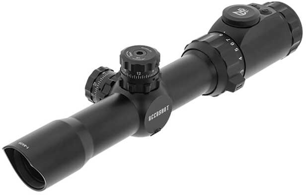 UTG Scope 1-8X28 30MM MRC/Ie BG4 Reticle W/Accu-Sync Rings