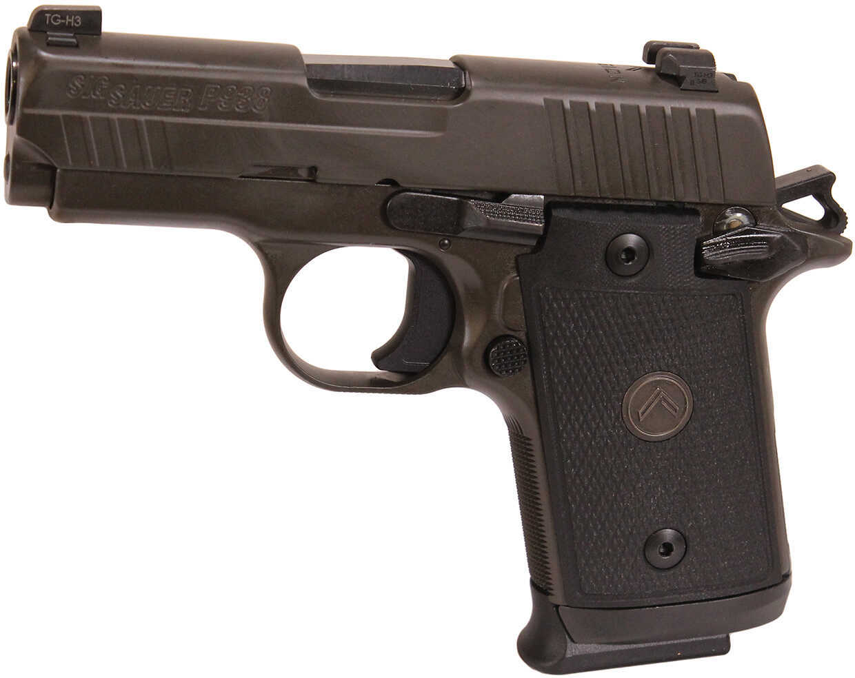 Sig Sauer P938 Legion Edition Semi Automatic Pistol 9mm 3" Barrel 7 Round Capacity Grey Cerakote