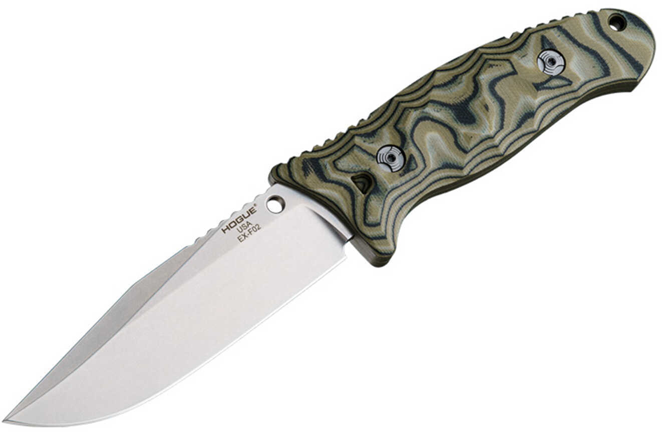 Hogue 35278 EX-F02 4.5" 154CM Stainless Clip Point G10 Green