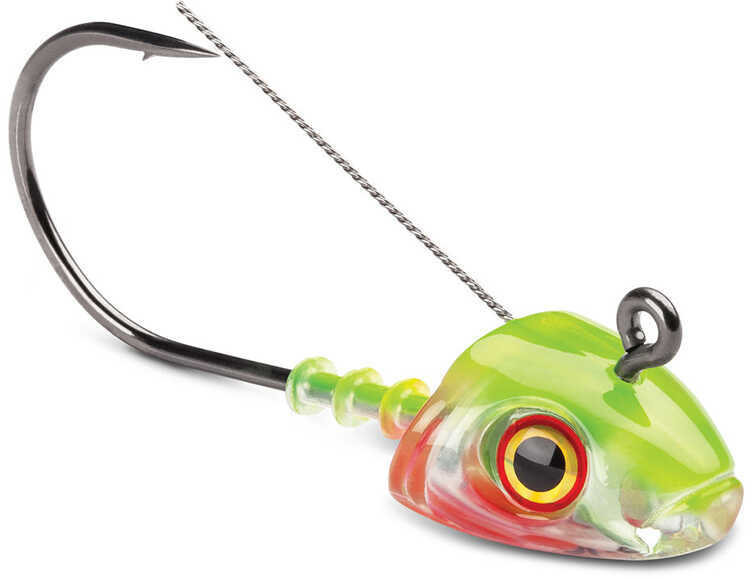 Storm 360GT Searchbait Weedless Jig 5 1/2 Length, #7/0 Hook, 3/8 oz, Chartreuse Ice, Package of 2