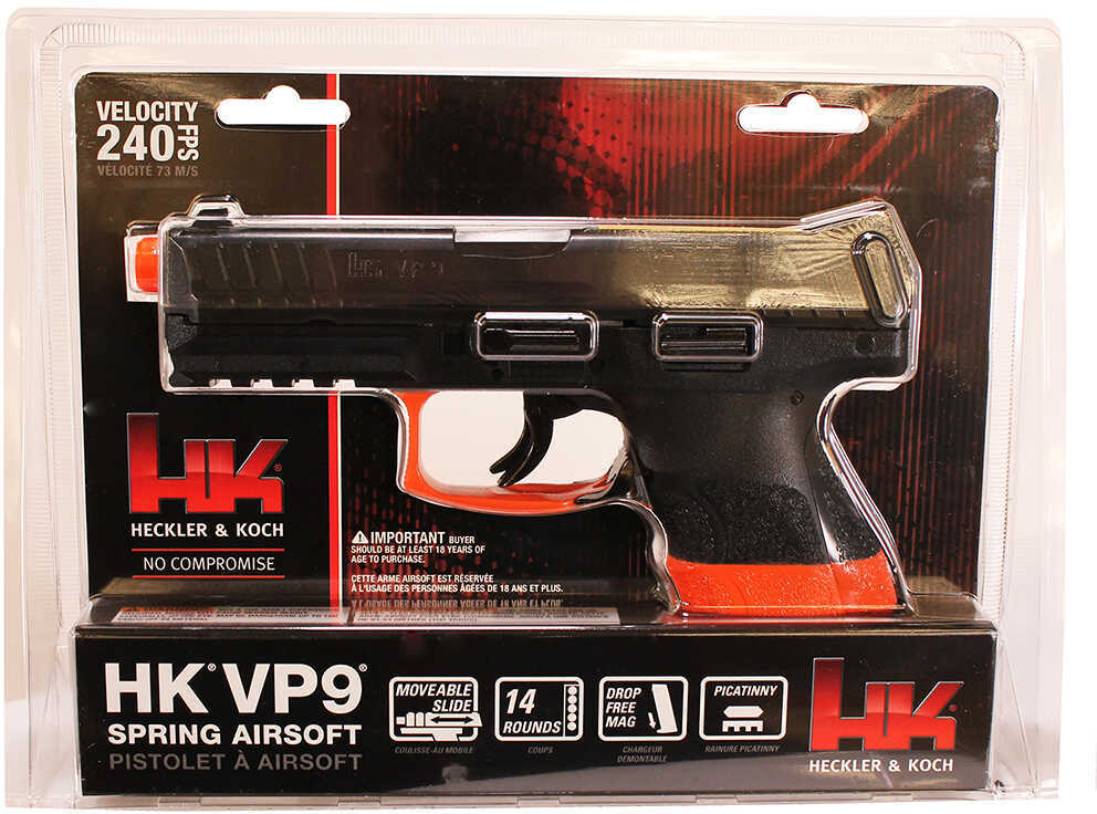 Umarex USA H&K Replica Airsoft Spring Power 6mm, 14 Rounds, Black