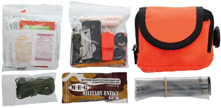 Esee Knives Pocket Survival Kit with Orange Pouch