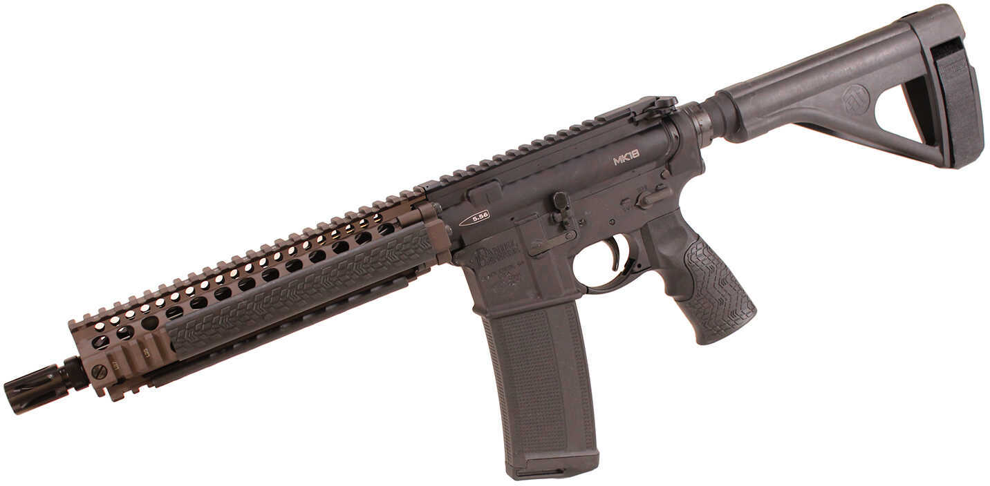Daniel Defense MK18 5.56mm NATO 10.3" Barrel 30 Round Black Flat Dark Earth Finish Semi Automatic Pistol 02-088-06030