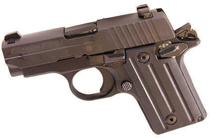 Sig Sauer P238 380 ACP 2.7" Barrel 6 Round 2-Tone Black MA Legal Semi Automatic Pistol 238M380BSS