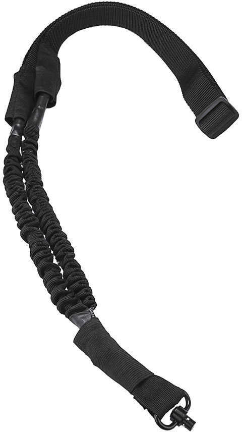 NcStar Single Point Bungee Sling with Quick Detachable Swivel, Black