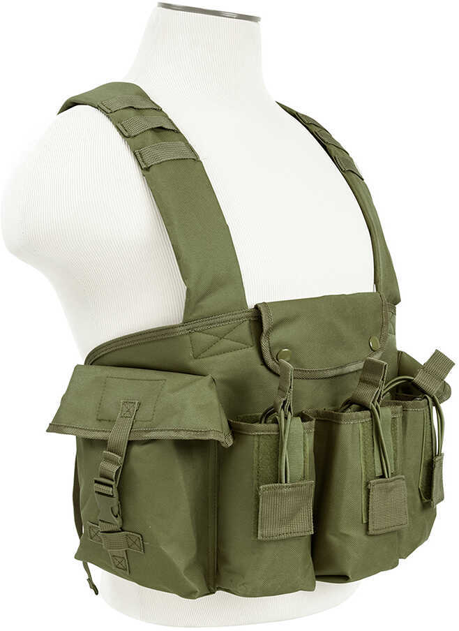 NcStar AK Chest Rig in Green Md: CVAKCR2921G