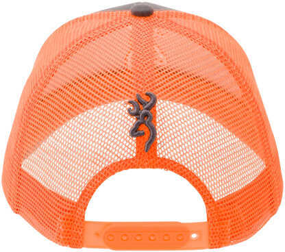 Browning Flashback Hat Charcoal/ Neon Orange Model: 308177621