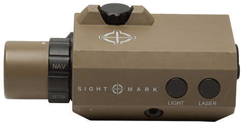 Sightmark LoPro Mini Combo Flashlight and Green Laser Dark Earth-img-1