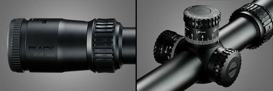 Nikon Black Fx1000 Rifle Scope 30mm Tube 4-16x50mm Side Focus First Focal Fx-mrad Reticle Matte