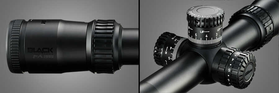 Nikon Black Fx1000 Rifle Scope 30mm Tube 4-16x50mm Side Focus First Focal Fx-moa Illuminated Reticle Matte