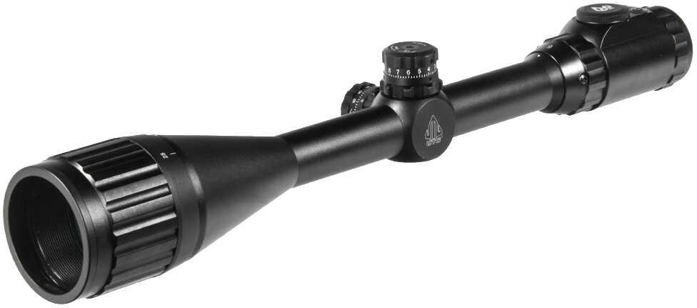 Leapers Inc. - UTG Hunter Rifle Scope 6-24X 50 1" 36-Color Mil-Dot Reticle with Rings Black Finish SCP-U6245AOIEW