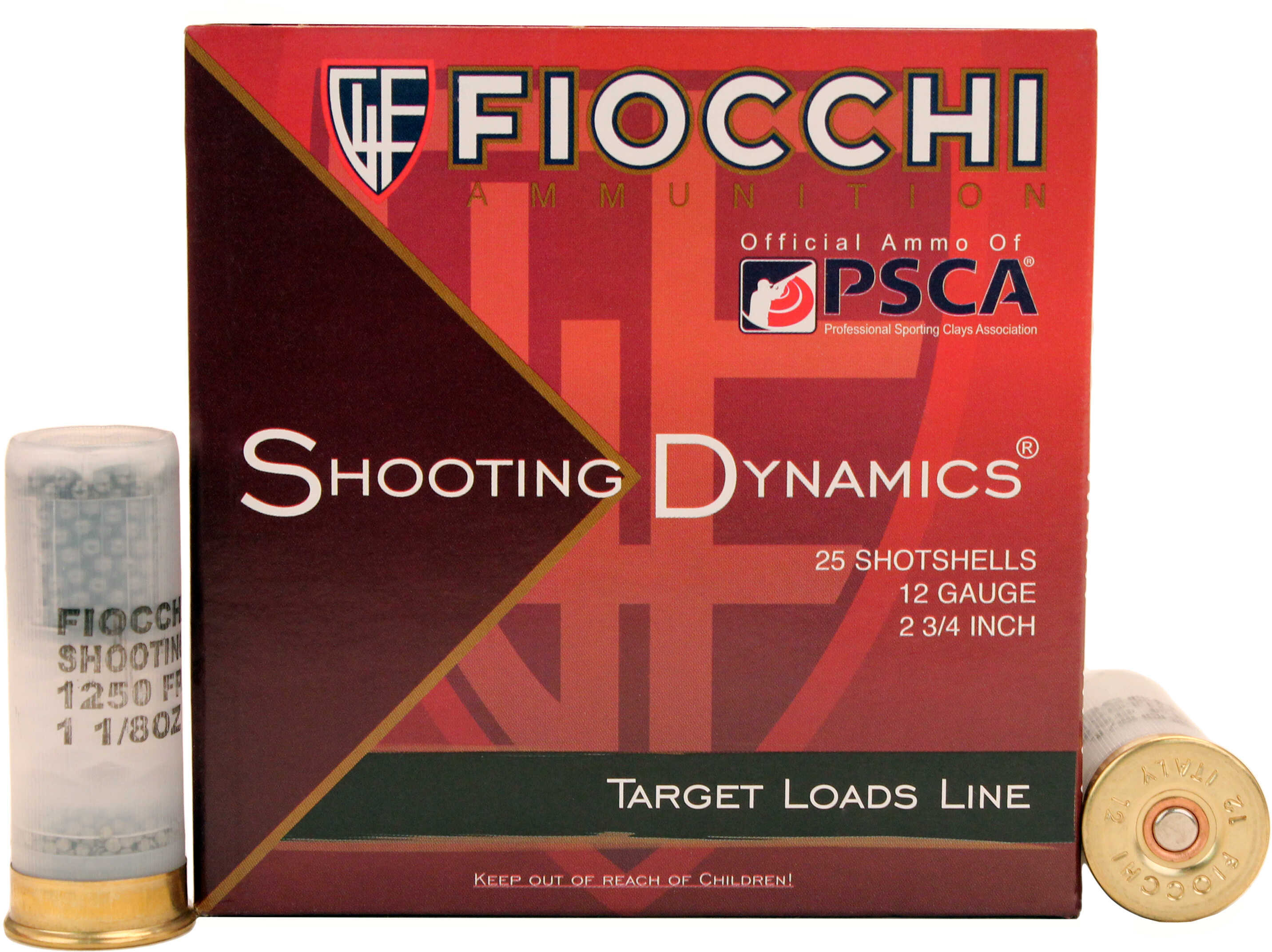 12 Gauge 25 Rounds Ammunition Fiocchi Ammo 2 3/4" 1 1/8 oz Lead #7 1/2