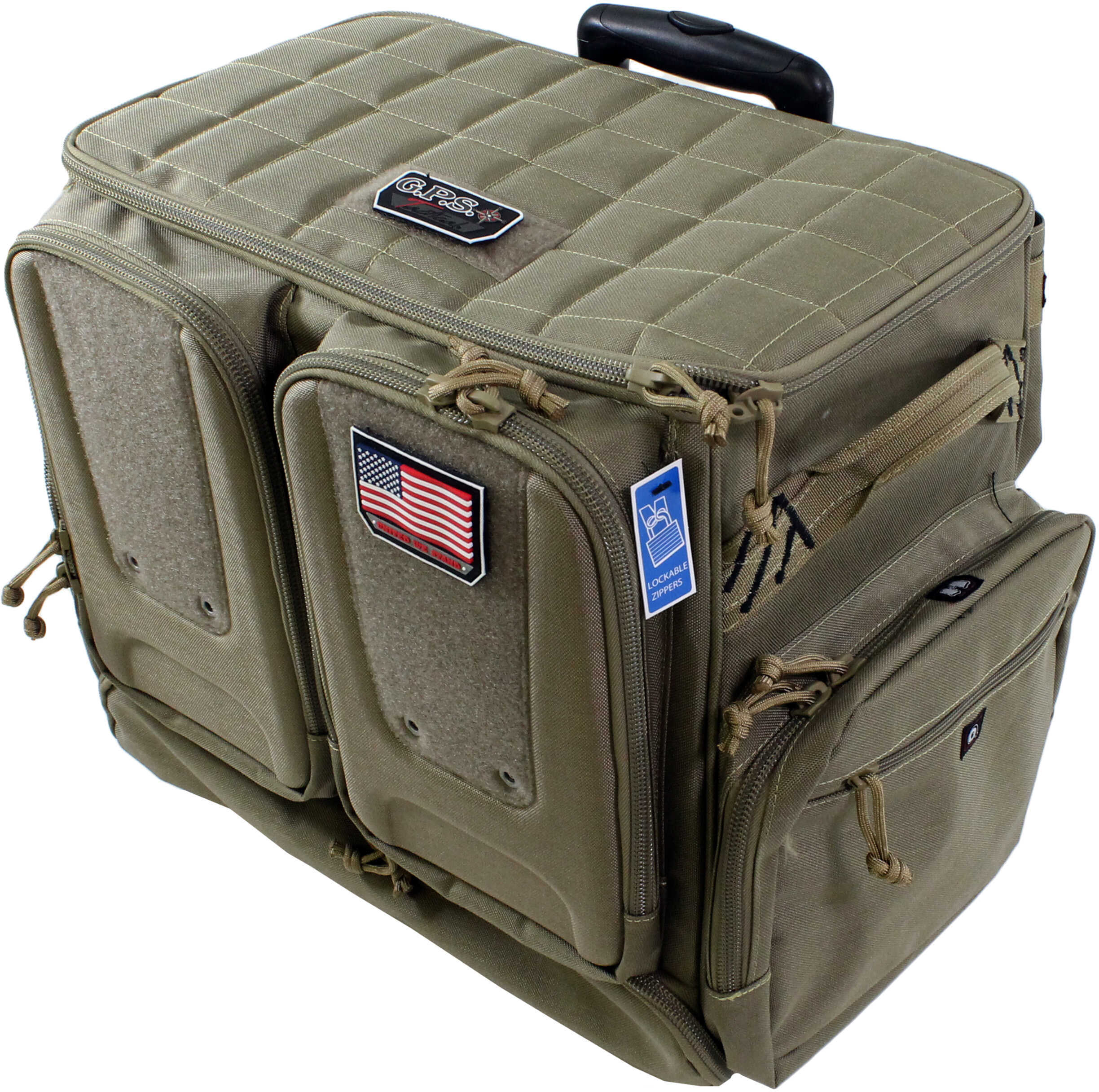 G Outdoors Inc. Range Bag Tactical Rolling 10 Handguns Tan Md: GPS-T2112ROBT