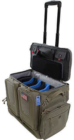 G Outdoors Inc. Range Bag Tactical Rolling 10 Handguns Tan Md: GPS-T2112ROBT