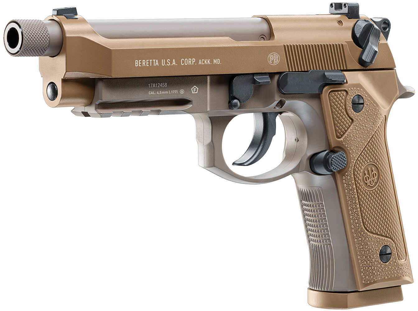 Umarex USA Beretta M9A3, Air Pistol, .177 Caliber, 18 ...