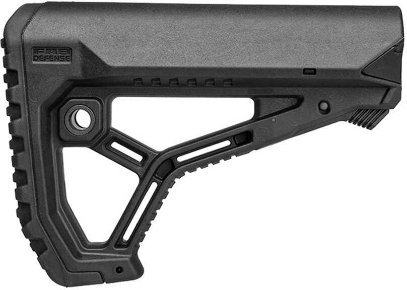 FAB Defense Buttstock for Mil-Spec and Commercial Tubes AR15/M4, Black