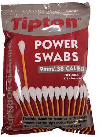 Tipton Power Swab 9mm/.38 Caliber, Package of 175