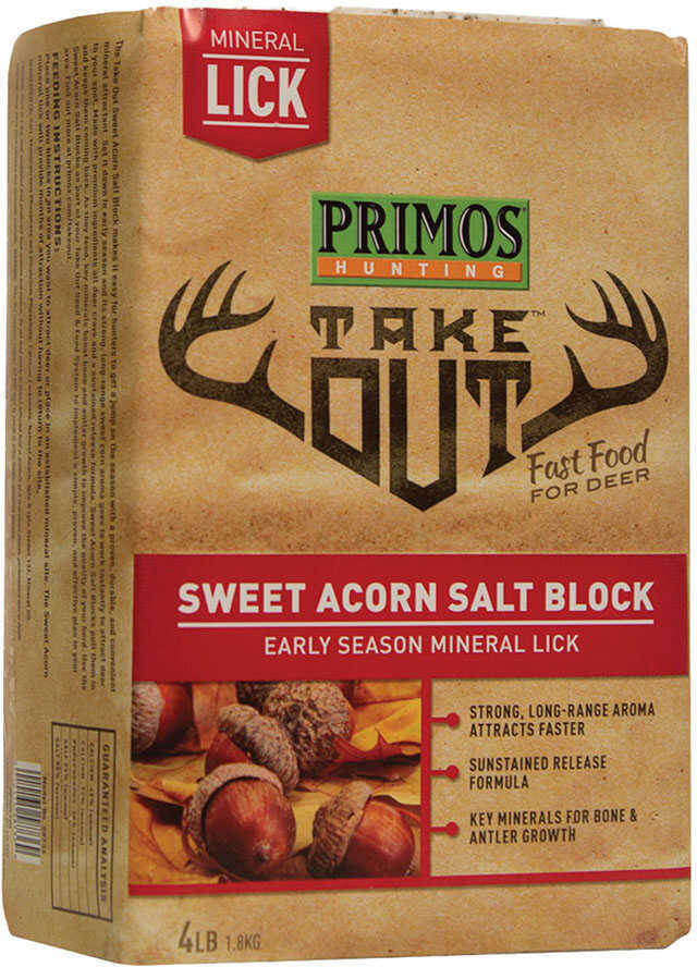 Primos Take Out Sweet Acorn Salt Block 4Lb