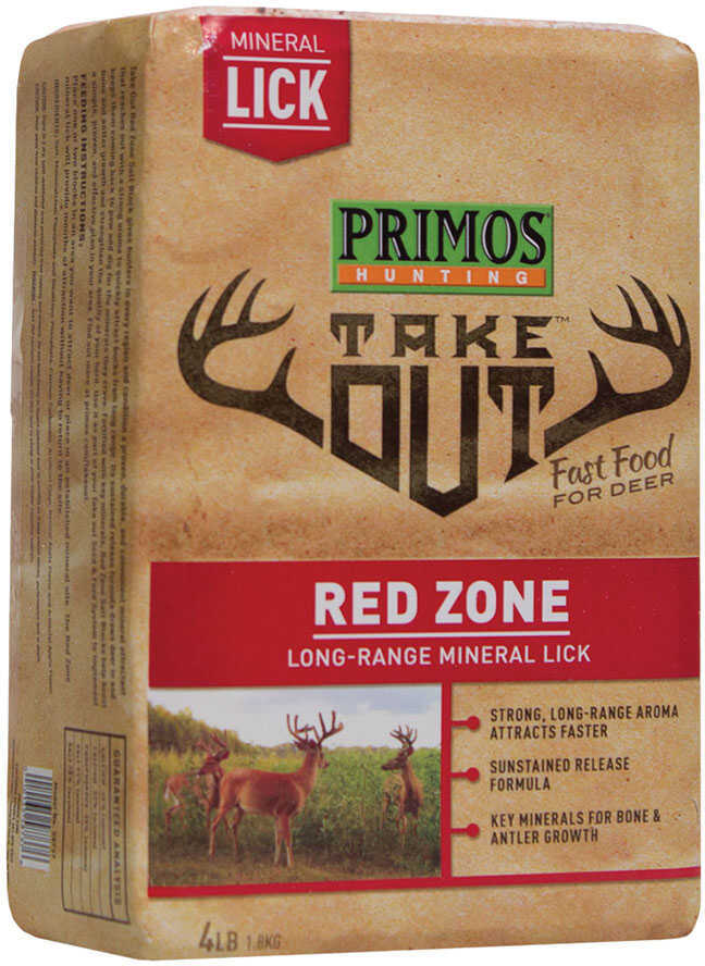 Primos Take Out Red Zone Mineral Lick 4lb Block