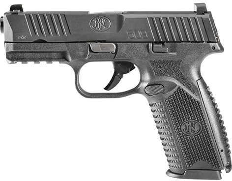 FN 509 9mm Luger Semi-Auto Pistol 4" Target Crown Barrel 10-Round Capacity Fixed 3-dot Sight