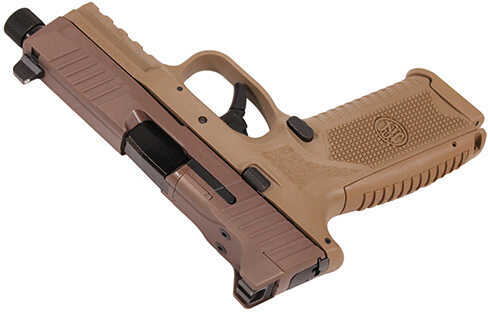 FNH 509 Tactical Pistol 9mm 4.5" Threaded Barrel FDE 24 Round