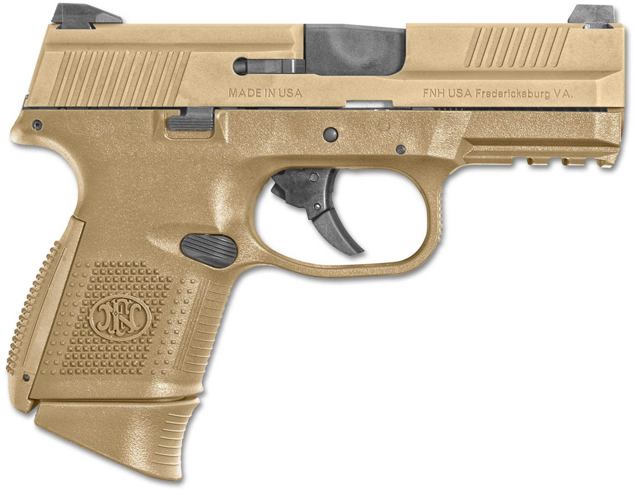 FN FNS9C 9mm Flat Dark Earth 10+1 Rounds 3.57" Barrel Semi Automatic