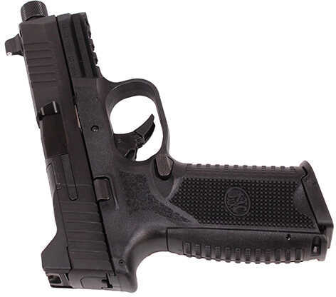 FN Semi Auto Pistol 09 Tactical 9mm Luger NMS BLK/BLK NS,17 & 24 rd