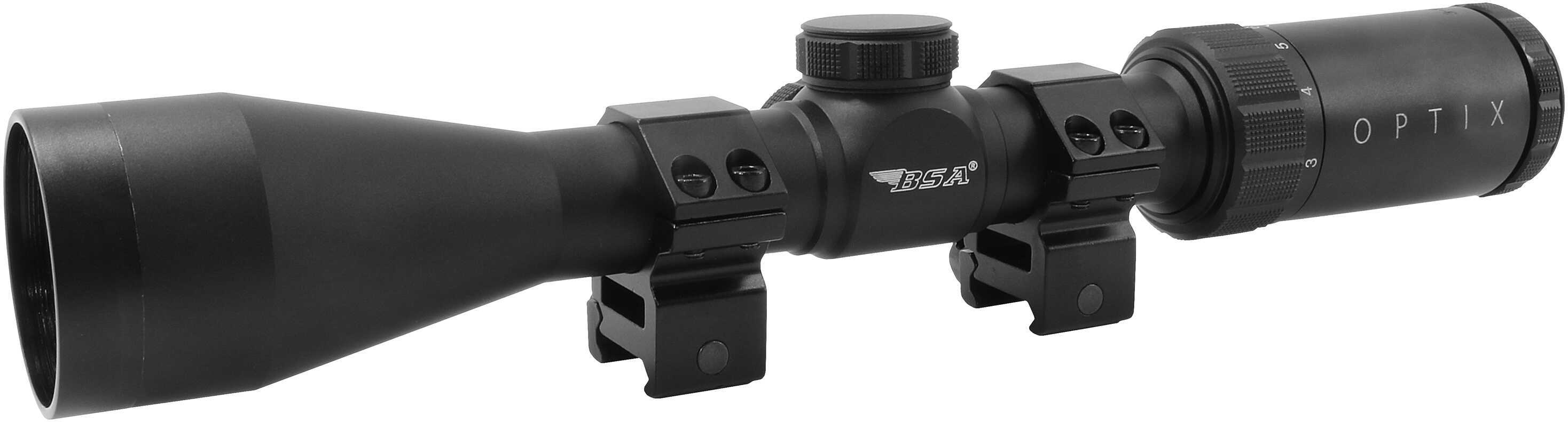 Bsa OPTIX Series Riflescope 4-12X40MM BDC-8 Reticle Black