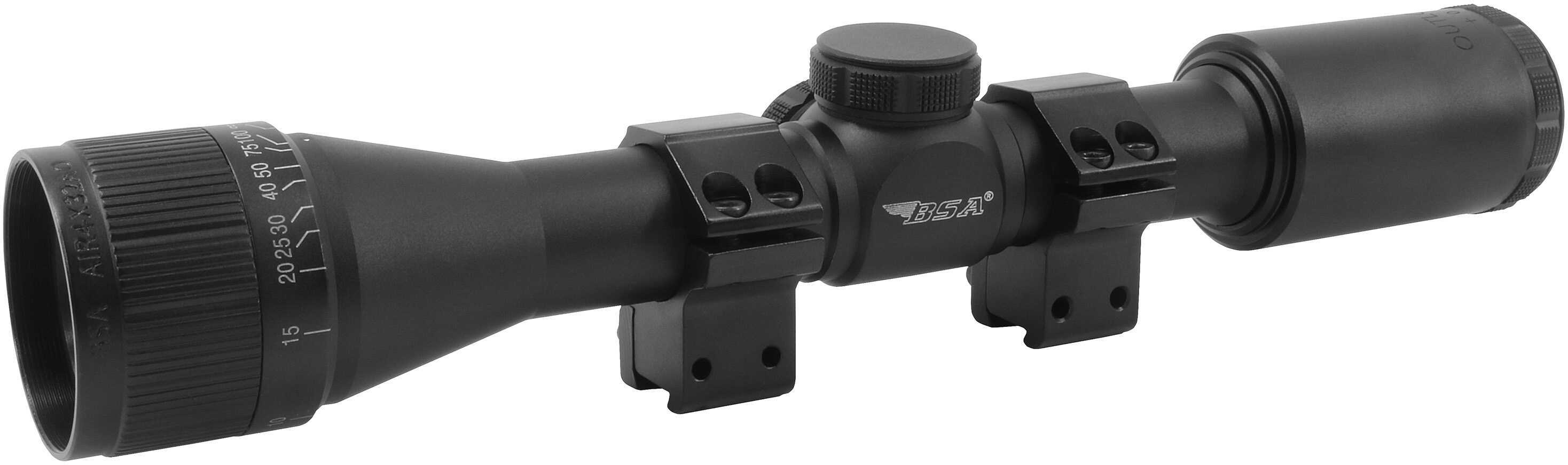 Bsa Outlook Air Rifle Scope 4X32MM AO Mil-Dot Matte Black