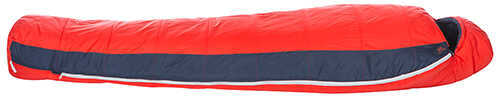 Big Agnes Buell Mummy Sleeping Bag 30, Long, Left Zipper, Red/Navy
