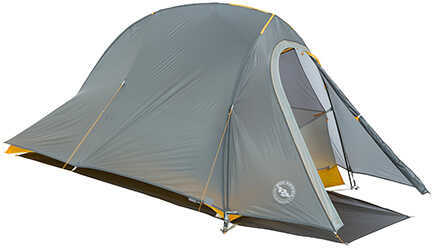 Big Agnes Fly Creek HV UL Bikepack Tent 1 Person, Gray/Gold