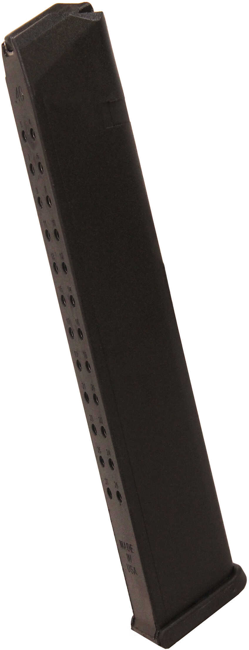 ProMag Magazine for Glock 22/23/27 40 S&W 25-Round Capacity Black Md: GLKA13