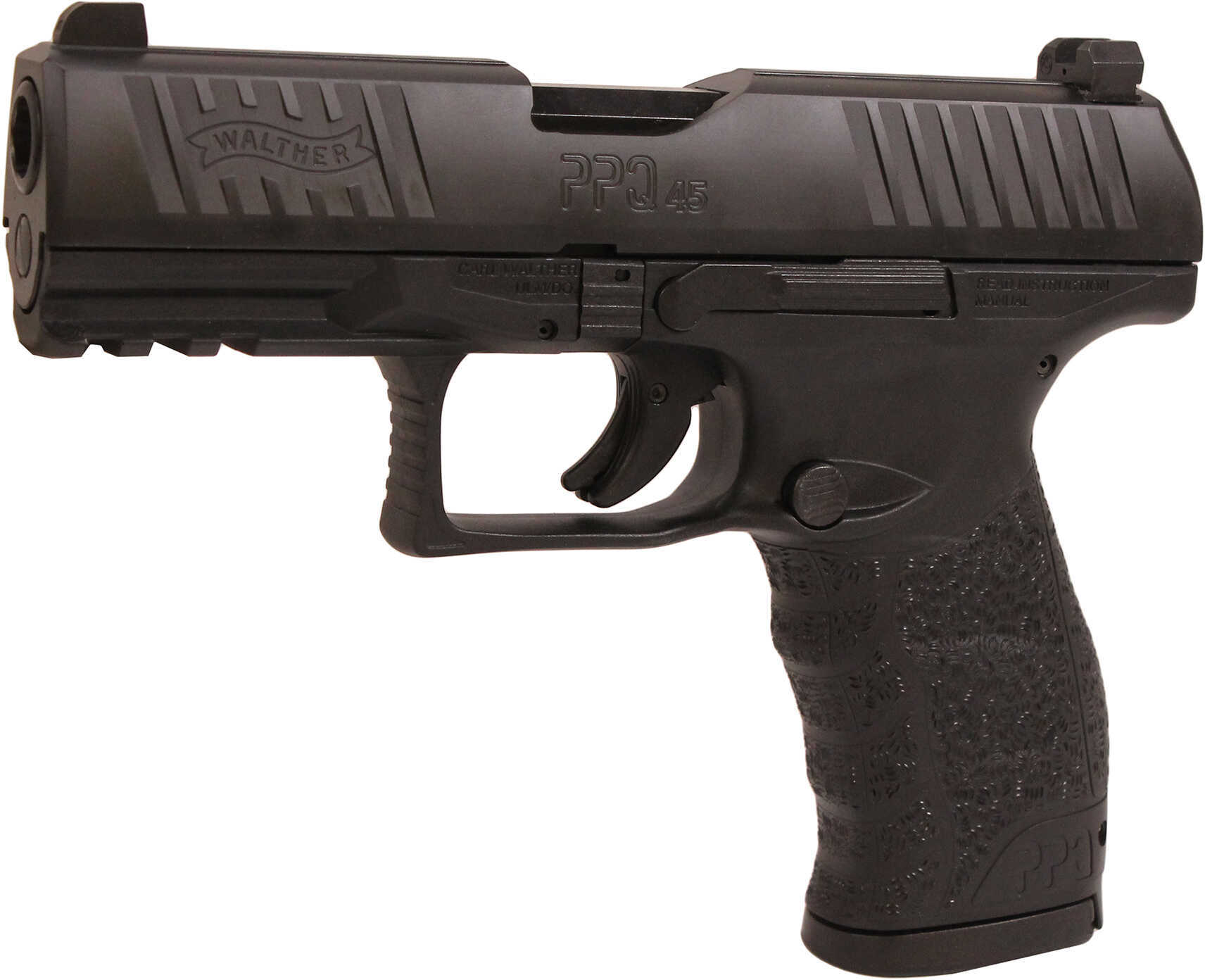 Walther PPQ M2 45 ACP 4 1/4" Barrel 12+1 Rounds Black with XS F8 Tritium Night Sights