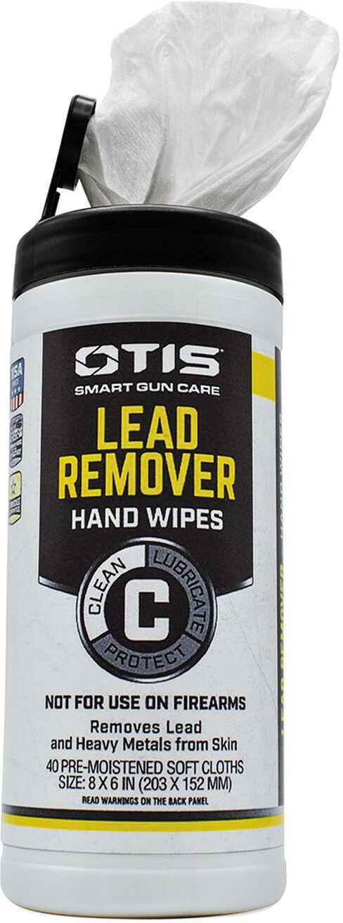 Otis Lead Remover Hand Wipes Canister 40 Count