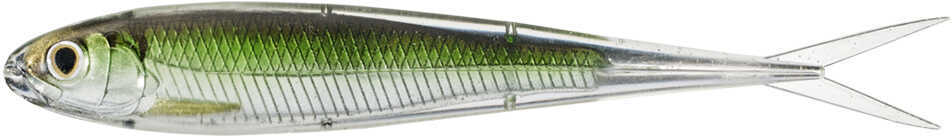 LiveTarget Twitch Minnow Soft Jerkbait 4 1/2" Length 1/4 oz Variable Depth Silver/Green Package of