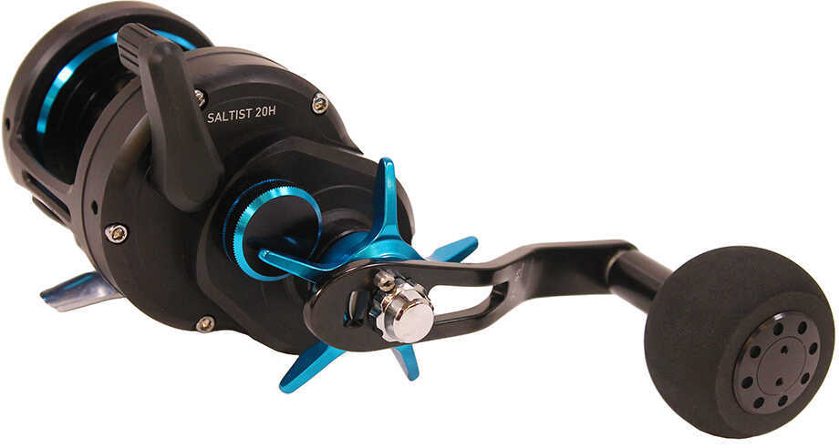 Daiwa Saltist Star Drag Casting Reel Size 20, 6.4:1 Gear Ratio, 5 Bearings, 39.50" Retrieve Rate, Right Hand