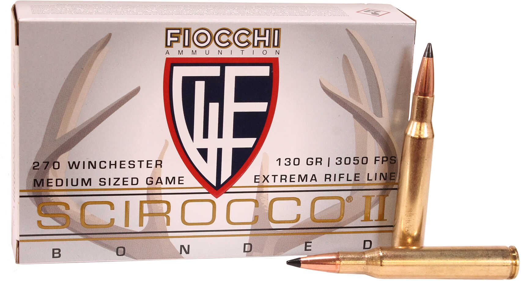 270 Winchester 20 Rounds Ammunition Fiocchi Ammo 130 Grain Bonded Polymer Tip