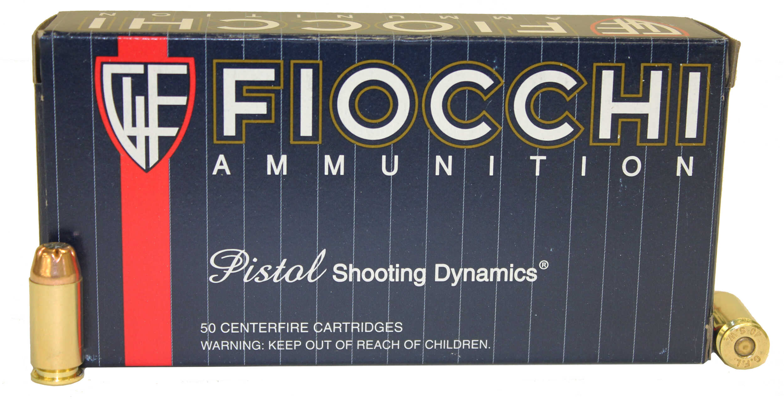 40 S&W 25 Rounds Ammunition Fiocchi Ammo 180 Grain Hollow Point