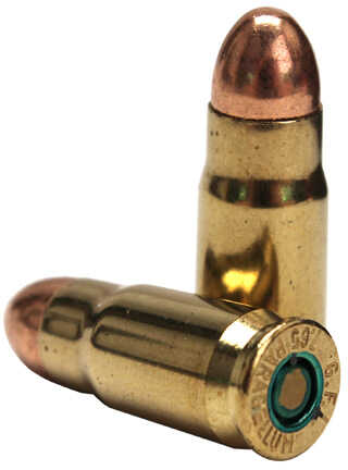 30 Luger 50 Rounds Ammunition Fiocchi Ammo 93 Grain Full Metal Jacket