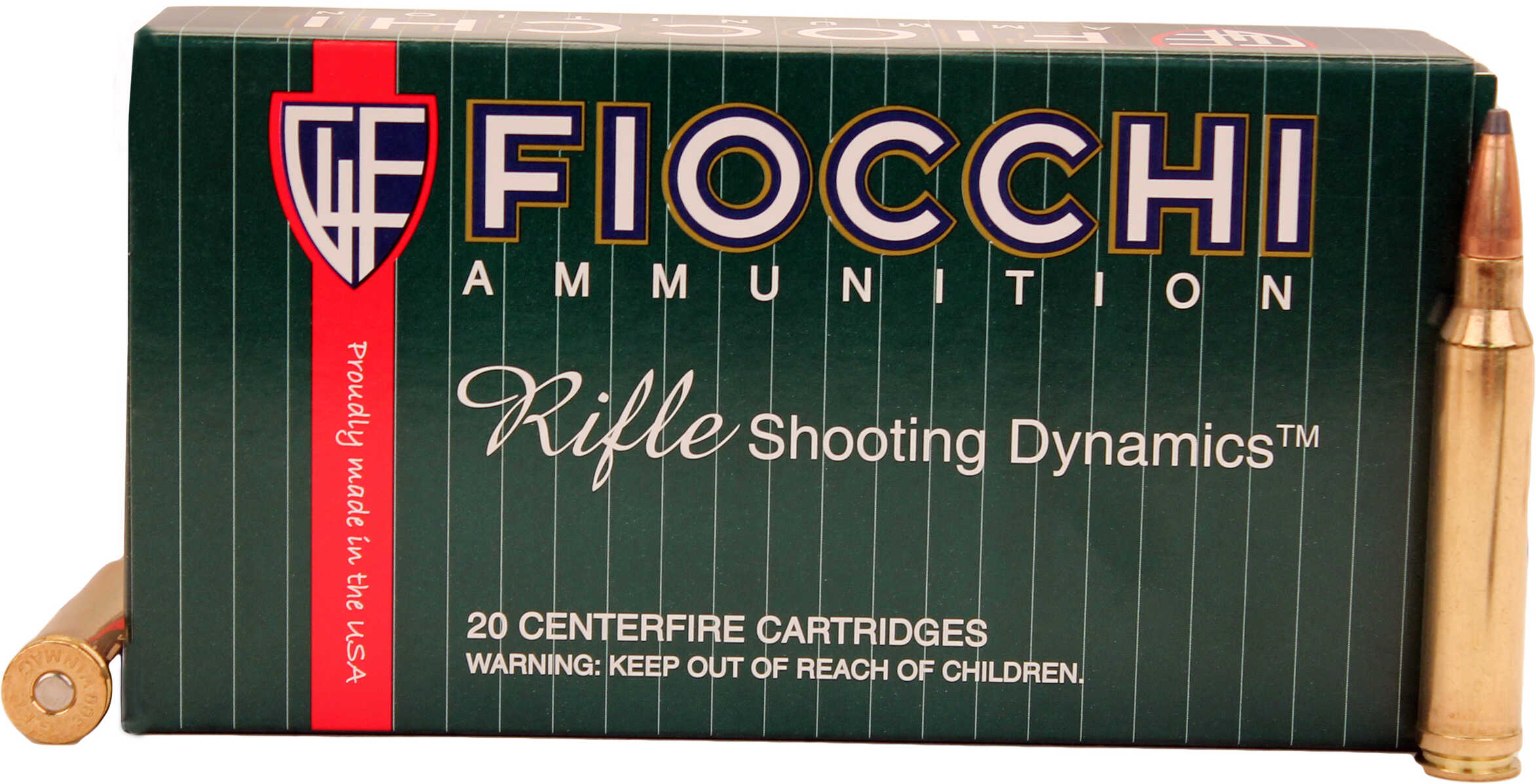 300 Winchester Magnum 20 Rounds Ammunition Fiocchi Ammo 180 Grain Soft Point