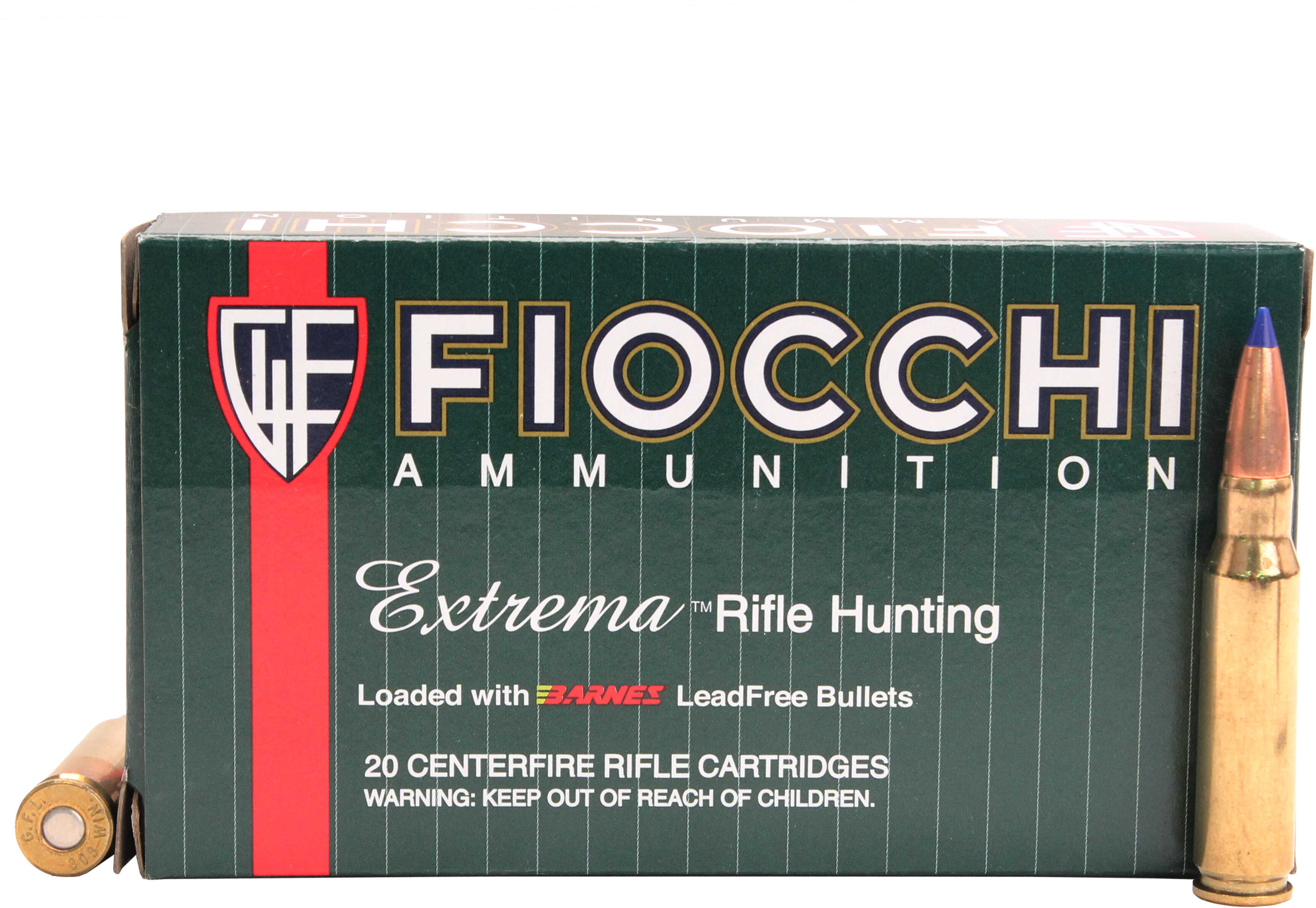 308 Winchester 20 Rounds Ammunition Fiocchi Ammo 168 Grain TSX